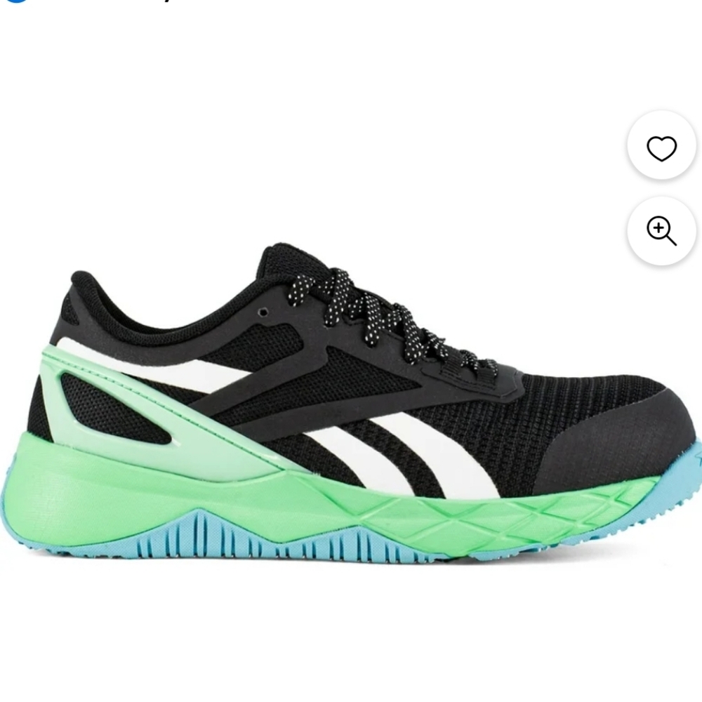 Reebok Work Nanoflex TR Work Athletic  Memory Foam Tech Slip Resistant Mesh #14